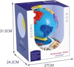 Бебешки Глобус с Йоника и Сортиране на Животни по Континенти 31×27×24 см